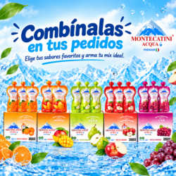 Doypack Agua Premium Sabores 3 Cajas 12 uni x 350ml
